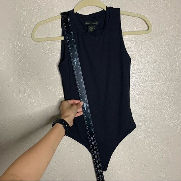 House of Harlow 1960 high neck thong bodysuit black - Picture 10 of 11